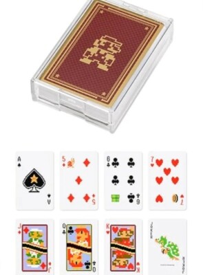 Nintendo Super Mario 8-bit Dot Playing Cards From Japan New US seller