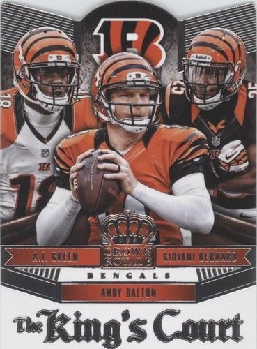 2014 Panini Crown Royale A.J. Green Andy Dalton Giovani Bernard #KC11