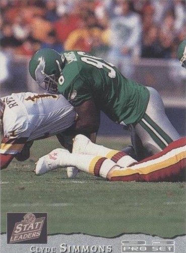 1993 Pro Set Clyde Simmons #17