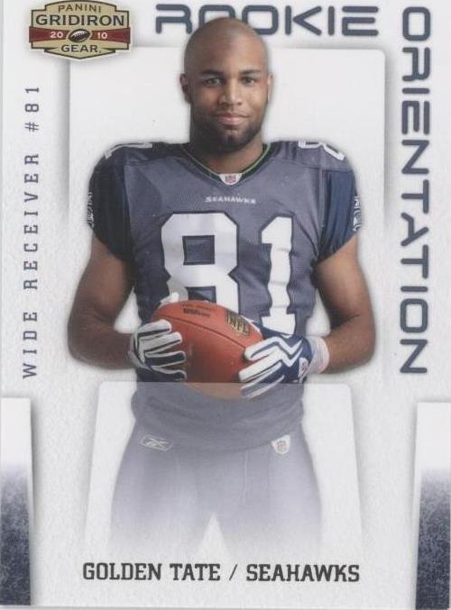 2010 Panini Gridiron Gear Golden Tate #28