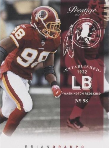 2012 Playoff Prestige Brian Orakpo #196