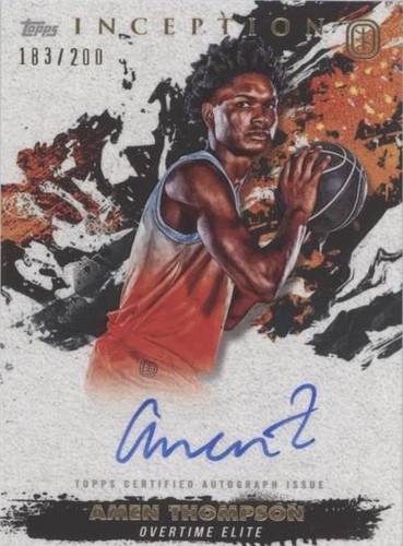 2021-22 Topps Inception OTE Overtime Elite - Amen Thompson #IA-AT2