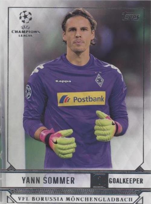 2016-17 Topps UCL Showcase Yann Sommer #198