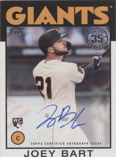 2021 Topps - Joey Bart #86B-JB