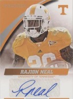 2016 Panini Tennessee Volunteers Rajion Neal #RN-UT