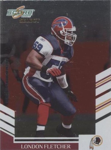 2007 Score Select London Fletcher #34