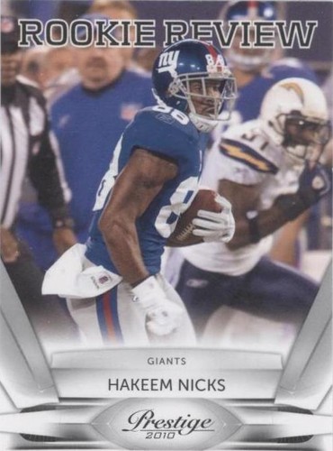 2010 Playoff Prestige Hakeem Nicks #11