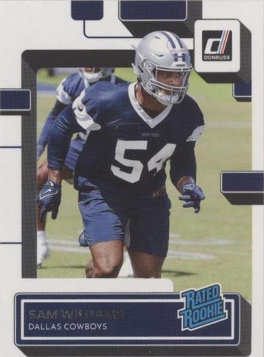 2022 Panini Donruss Sam Williams #377