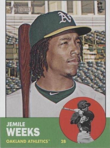 2012 Topps Heritage - Jemile Weeks #354