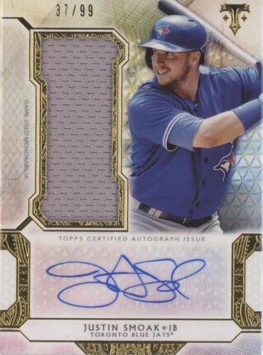 2018 Topps Triple Threads - Justin Smoak #UAJR-JSM