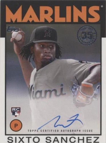 2021 Topps - Sixto Sanchez #86A-SS