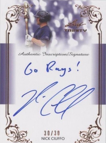 2013 Leaf Trinity - Nick Ciuffo #DTI-NC1