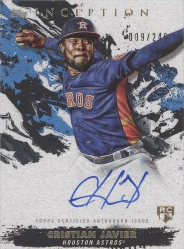 その他 Cristian Javier Astros Auto /25 Cristian Javier