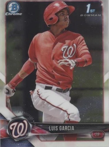 シングルカード Luis Garcia 1st Bowman Chrome Autographs Luis Garcia (Phillies) 2019 Bowman Chrome #CPA-LG Prospect