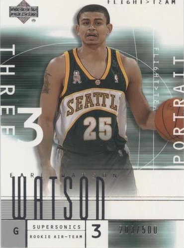 2001-02 Upper Deck Flight Team - Earl Watson #111