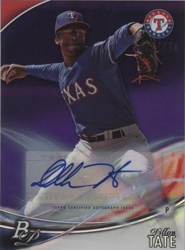 2016 Bowman Platinum - Dillon Tate #TPA-DT