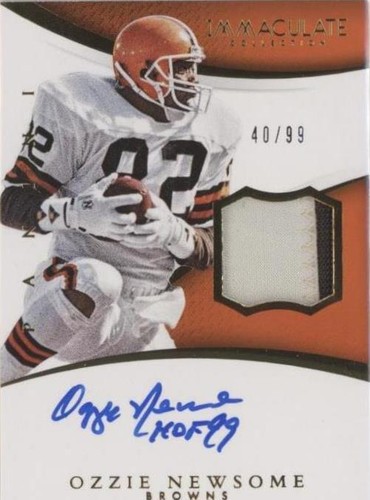 2015 Panini Immaculate Collection Ozzie Newsome #ISP-ON