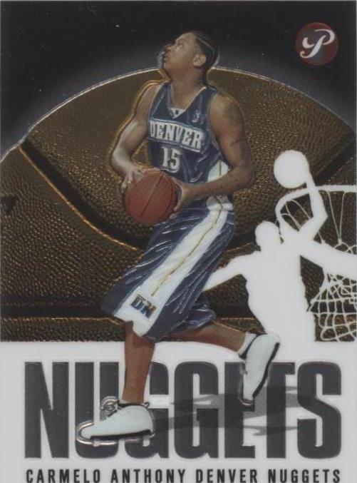 2003-04 Topps Pristine - Carmelo Anthony #107