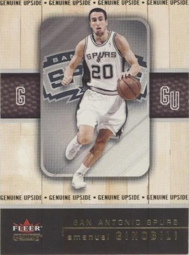 2002-03 Fleer Genuine - Manu Ginobili #129
