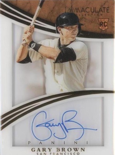 2015 Panini Immaculate Collection - Gary Brown #9