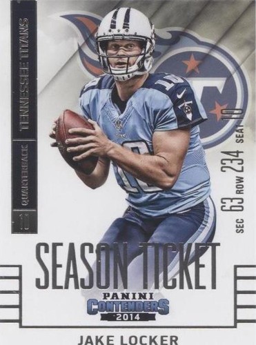 2014 Panini Contenders Jake Locker #96