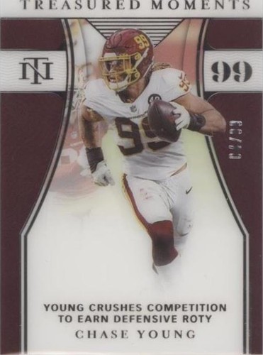 2021 Panini National Treasures Chase Young #TM-CY