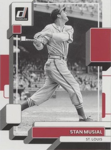 2022 Donruss Variations Holo Orange Stan Musial St. Louis