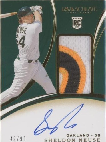 2020 Panini Immaculate Collection - Sheldon Neuse #136