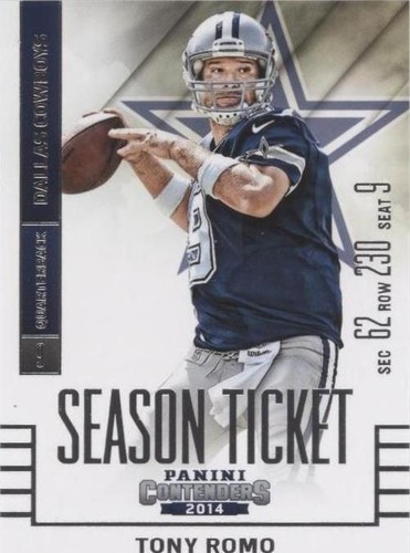2014 Panini Contenders Tony Romo #37