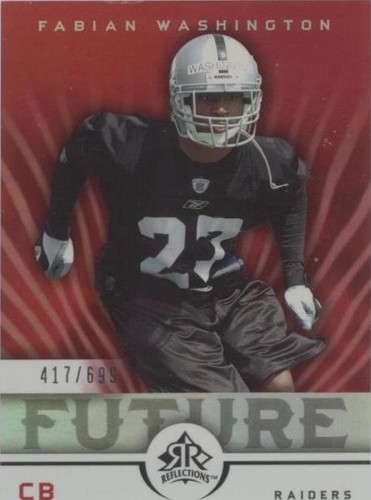 2005 Upper Deck Reflections Fabian Washington #209