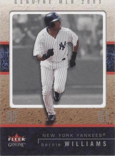 2003 Fleer Genuine - Bernie Williams #59