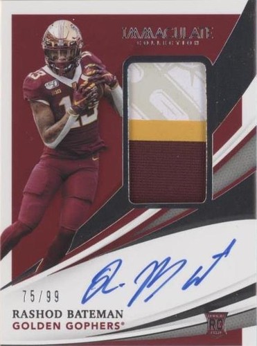 2021 Panini Immaculate Collection Collegiate Rashod Bateman #59