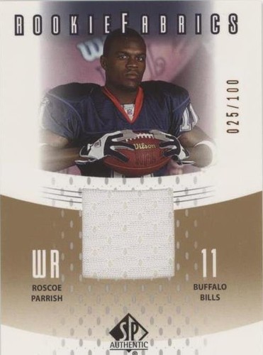 2005 SP Authentic Roscoe Parrish #RF-RP