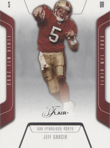 2003 Flair Jeff Garcia #75