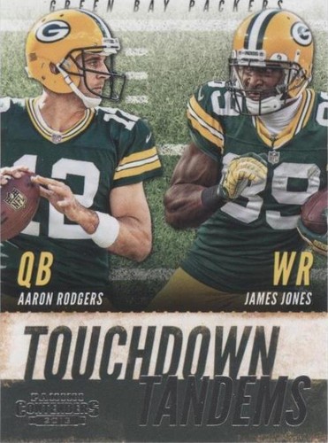2013 Panini Contenders Aaron Rodgers James Jones #1