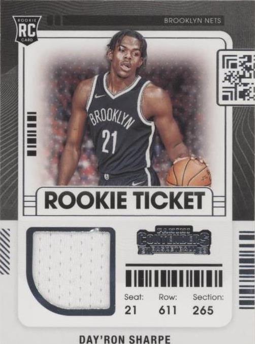 2021-22 Panini Contenders - Day'Ron Sharpe #RTS-DSH