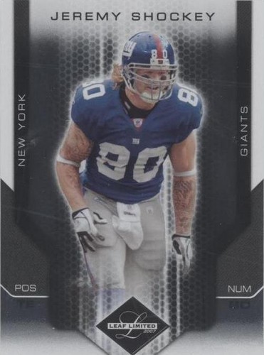 2007 Leaf Limited Jeremy Shockey #67