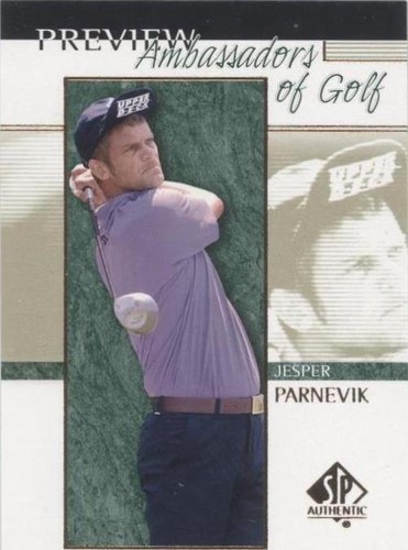 2001 SP Authentic Preview - Jesper Parnevik #55