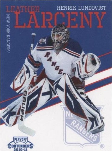 2010-11 Panini Playoff Contenders - Henrik Lundqvist #6