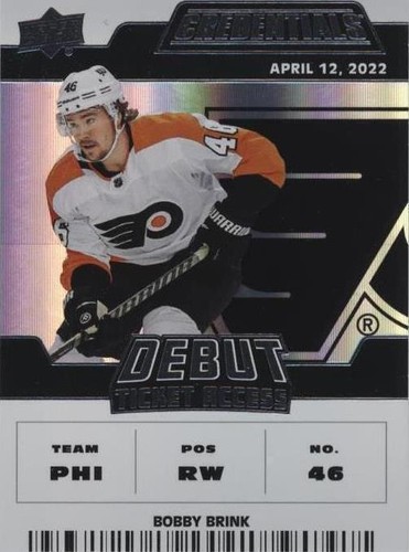 2022-23 Upper Deck Credentials - Bobby Brink #162