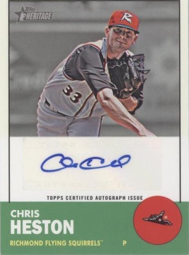 2012 Topps Heritage Minor League Edition - Chris Heston #ROA-CH