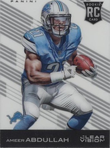 2015 Panini Clear Vision Ameer Abdullah #106