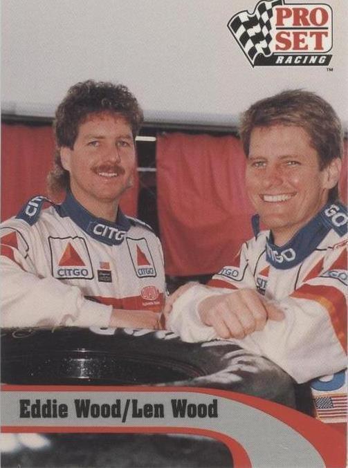 1992 Pro Set Winston Cup - Eddie Wood Len Wood #186