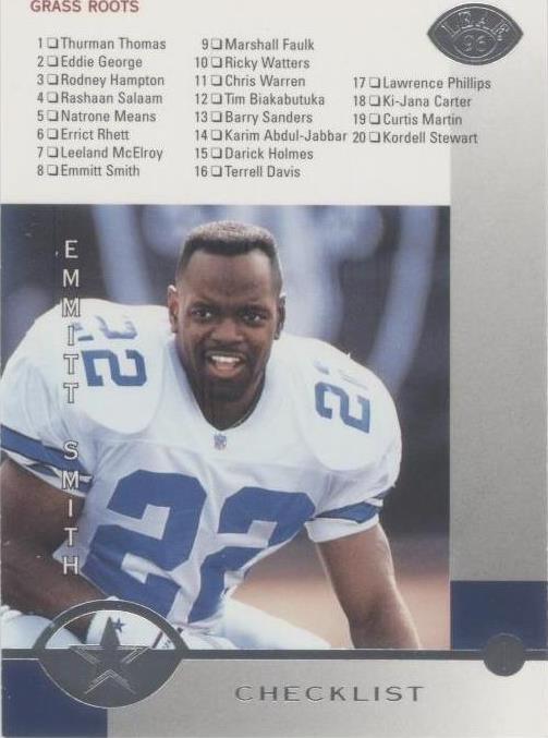 Leaf Emmitt Smith #190 1996