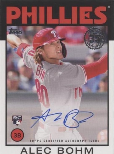 2019 Bowman Alec Bohm Auto Gold 10枚限定　SP 2019 Bowmans Best Alec Bohm GOLD REFRACTOR /50 AUTOGRAPH PSA
