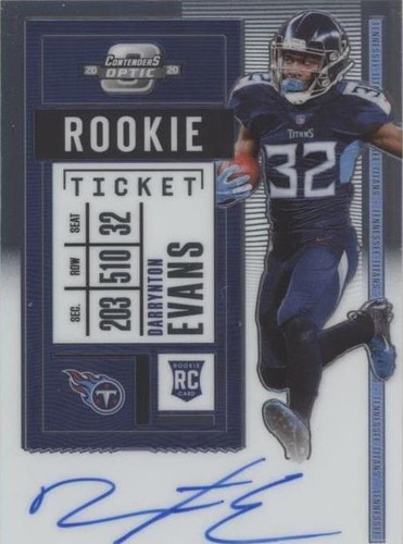 2020 Panini Contenders Optic Darrynton Evans #133