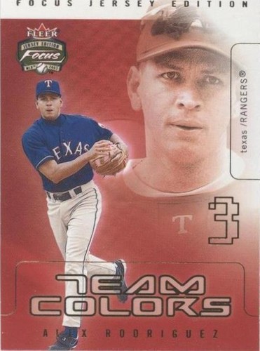 2003 Fleer Focus Jersey Edition - Alex Rodriguez #1TC