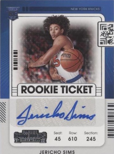 2021-22 Panini Contenders - Jericho Sims #151