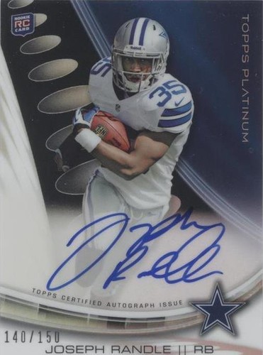 2013 Topps Platinum Joseph Randle #A-JR