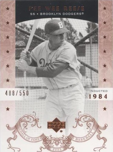 2005 Upper Deck Hall of Fame - Pee Wee Reese #56